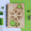 Crystals A5 Webshop Photos - 1 Green Crystal A5 Notebook
