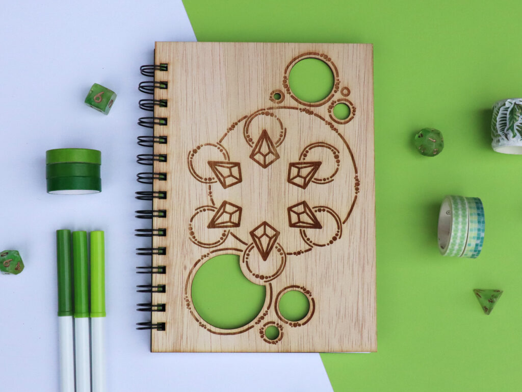 Crystal A5 Notebook