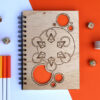 Crystals A5 Webshop Photos - 10 Orange Crystal A5 Notebook
