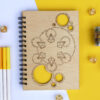 Crystals A5 Webshop Photos - 11 Yellow Crystal A5 Notebook