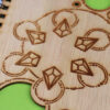 Crystals A5 Webshop Photos - 2 Close Up I Crystal A5 Notebook