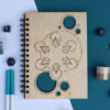 Crystals A5 Webshop Photos - 6 Petrol Crystal A5 Notebook