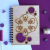 Crystals A5 Webshop Photos - 7 Purple Crystal A5 Notebook