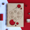 Crystals A5 Webshop Photos - 9 Red Crystal A5 Notebook