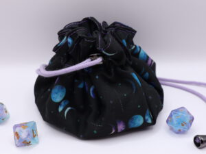 Moon Phases Dice Bag - Large