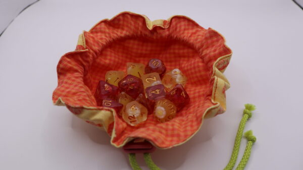 Pumpkins Dice Bag Small 2 Pumpkins Dice Bag - Small