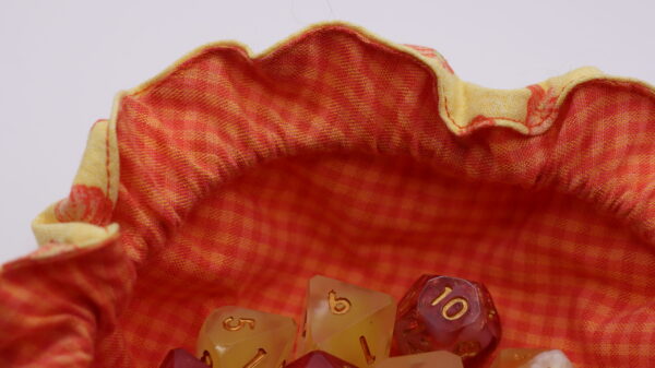 Pumpkins Dice Bag Small 3 Pumpkins Dice Bag - Small