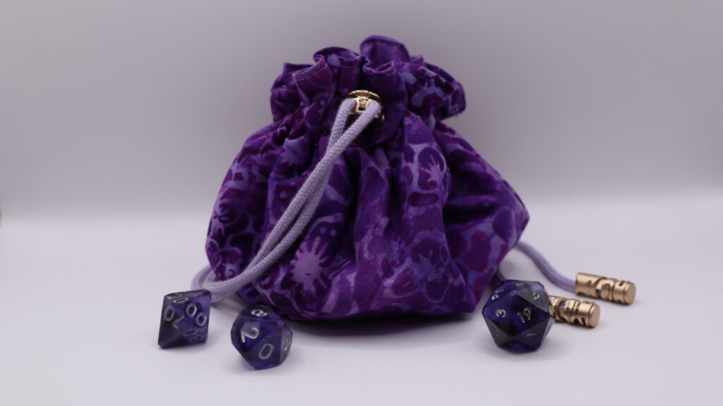 Purple Dice Bag - Large