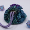 Teal Purple Dice Bag - Small