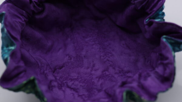 Teal Purple Dice Bag - Small