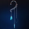 Ear Cuff Decorations: Crystal, Cone, and Diamond