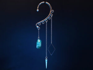 Ear Cuff Decorations: Crystal, Cone, and Diamond