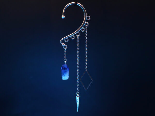 Ear Cuff Decorations: Crystal, Cone, and Diamond