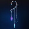 Ear Cuff Decorations: Crystal, Cone, and Diamond