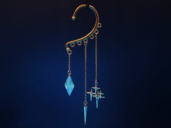 Ear Cuff Decorations: D10, Cone, and Stars
