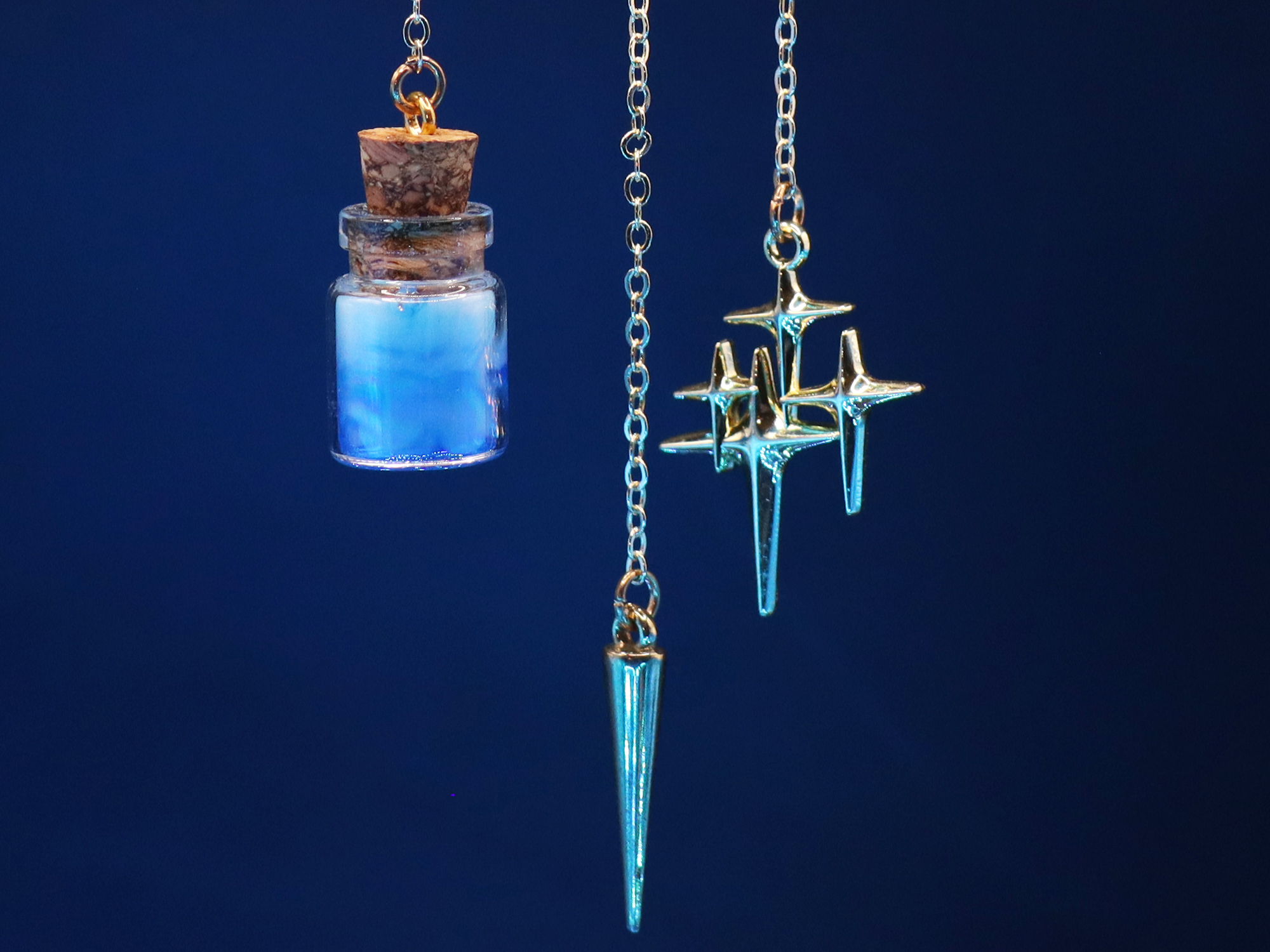 Ear Cuff Decorations: Potion, Cone, and Stars