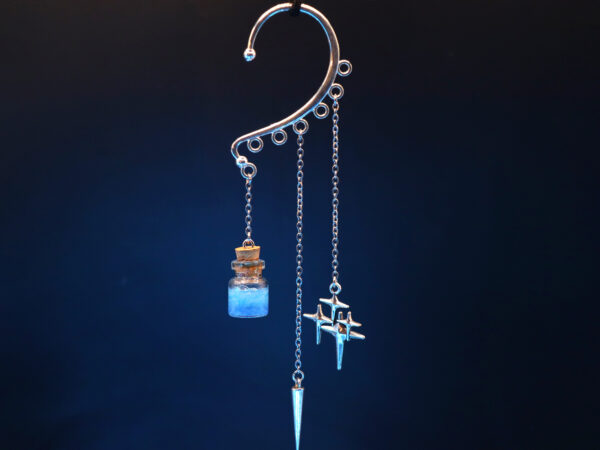 Ear Cuff Decorations: Potion, Cone, and Stars