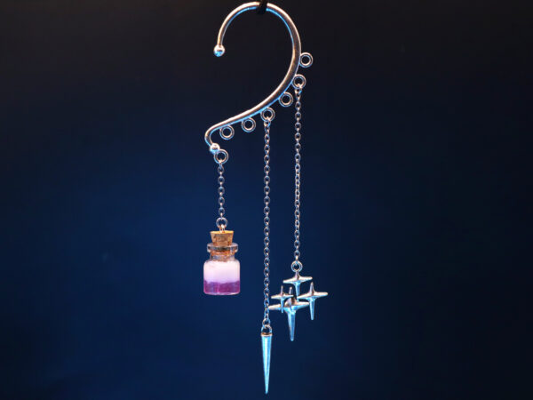 Ear Cuff Decorations: Potion, Cone, and Stars
