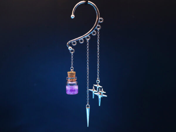 Ear Cuff Decorations: Potion, Cone, and Stars