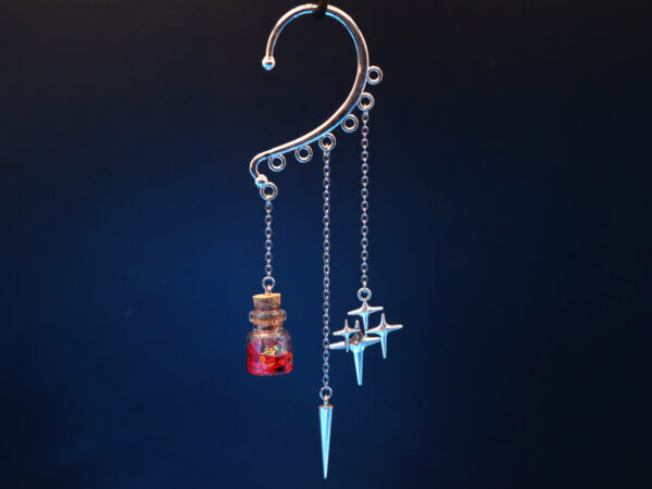 Ear Cuff Decorations: Potion, Cone, and Stars