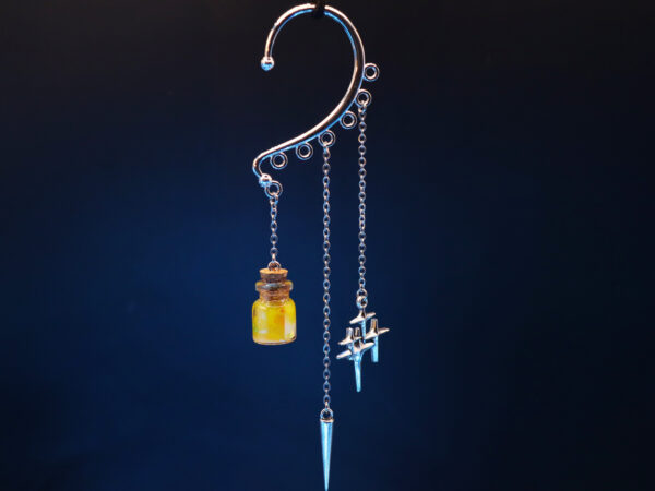 Ear Cuff Decorations: Potion, Cone, and Stars