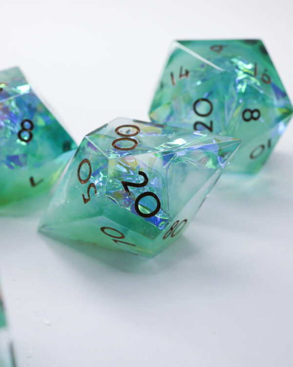 Dice Set - Pristine Projection (5) Dice - Pristine Projection