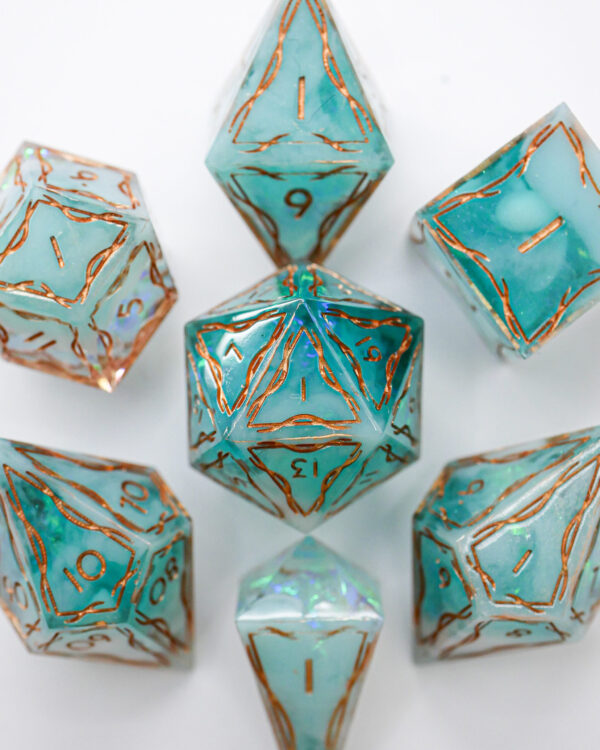 Elven Dice Set - Empyrean Zenith (1) Elven Dice - Empyrean Zenith