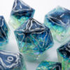 Elven Dice Set - Prismatic Compass (2) Elven Dice - Prismatic Compass