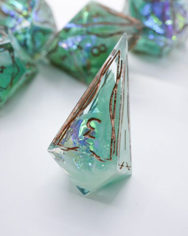 Elven Dice Set - Pristine Projection (6) Elven Dice - Pristine Projection