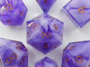Dice Set - Lavender Sprite (1) Dice - Lavender Sprite