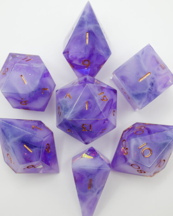 Dice Set - Lavender Sprite (2) Dice - Lavender Sprite