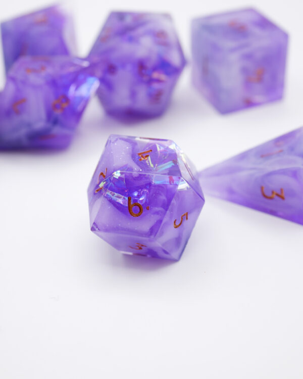 Dice Set - Lavender Sprite (4) Dice - Lavender Sprite