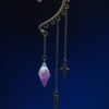 Ear Cuff D10 Bronze - Pink Mylar