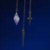 Ear Cuff D10 Bronze - Pink Mylar Small