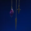 Ear Cuff D10 Bronze - Purple