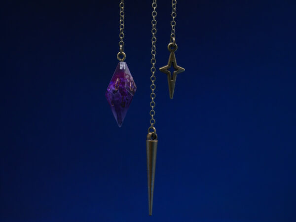 Ear Cuff D10 Bronze - Purple