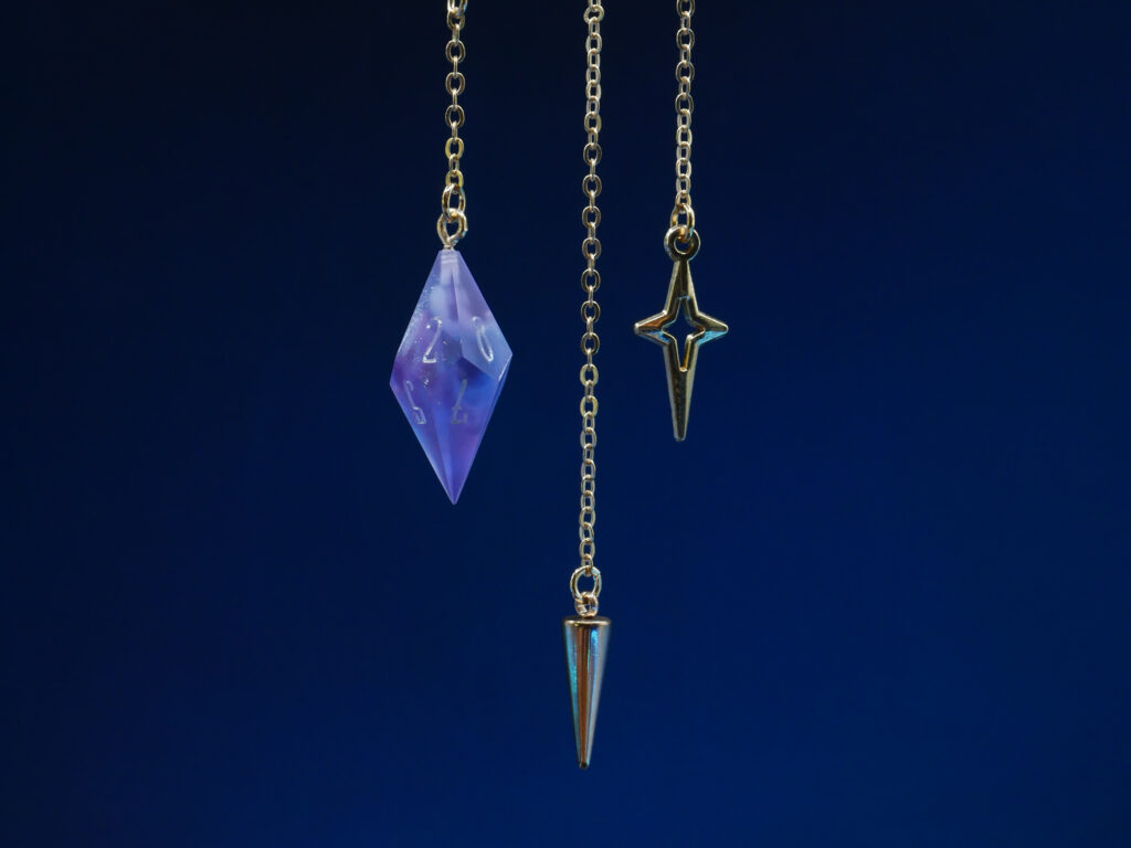 Ear Cuff D10 KC Gold - Blue Purple Matte