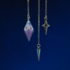 Ear Cuff D10 KC Gold - Light Blue Purple