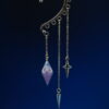 Ear Cuff D10 KC Gold - Light Blue Purple