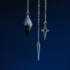 Ear Cuff D10 Silver - Indigo Black