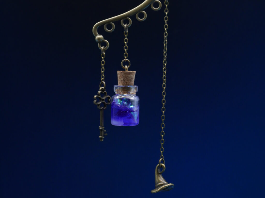 Ear Cuff Potion Bronze - Dark Purple