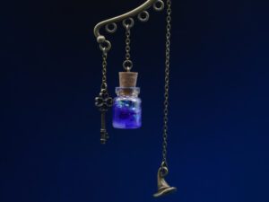 Ear Cuff Potion Bronze - Dark Purple