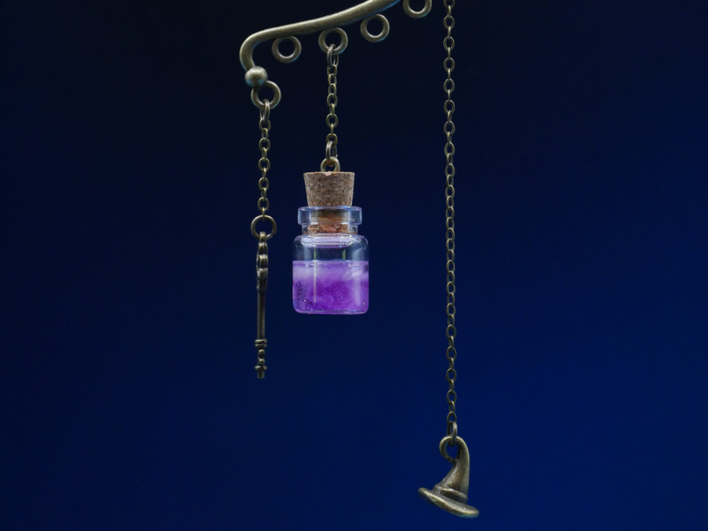 Ear Cuff Potion Bronze - Purple