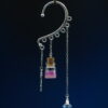 Ear Cuff Potion Silver - Purple