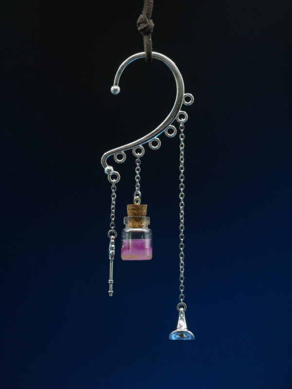 Ear Cuff Potion Silver - Purple