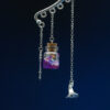 Ear Cuff Potion Silver - Purple Mylar