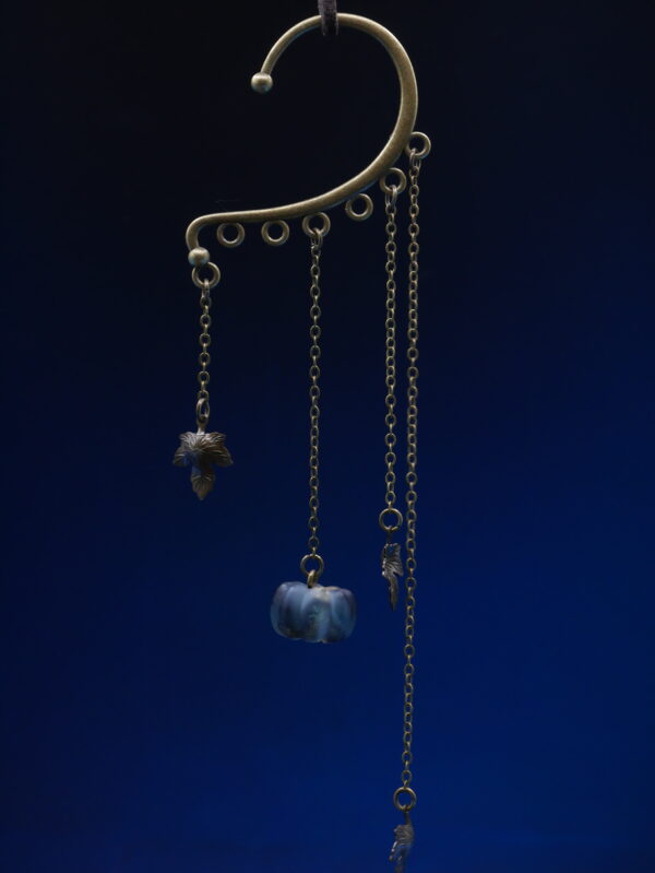 Ear Cuff Pumpkin Bronze - Stormy Matte