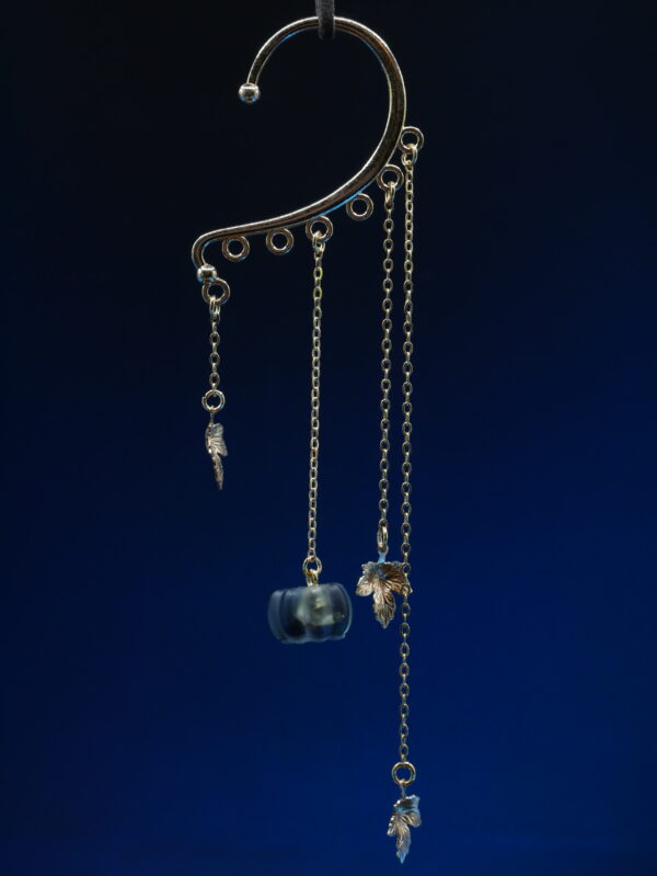 Ear Cuff Pumpkin KC Gold - Stormy Matte