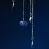 Ear Cuff Pumpkin Silver - Purple