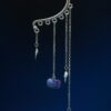 Ear Cuff Pumpkin Silver - Purple